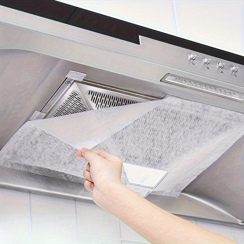 Disposable Kitchen Range Hood Oil Absorption Filters, Absorbent Paper Filters for Efficient Oil Absorption, Oil fume filter