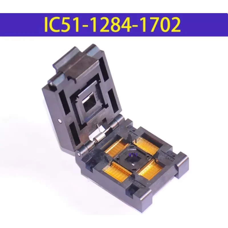 0.4 IC Burning Socket Programming Socket IC51 - 1284 - 1702 Test Socket LQFP128 Package
