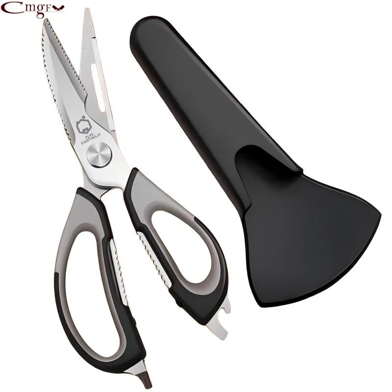 Heavy Duty kitchen scissors,super sharp chicken bone scissors,detachable,stainless steel versatilit scissors,kitchen accessories