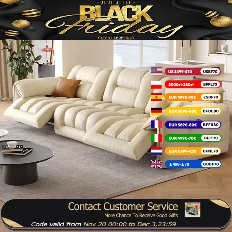 

Armrest Beige Living Room Sofas Design Electric Recliner Lounges Living Room Sofas Luxury Nordic Divano Moderno Unique Furniture