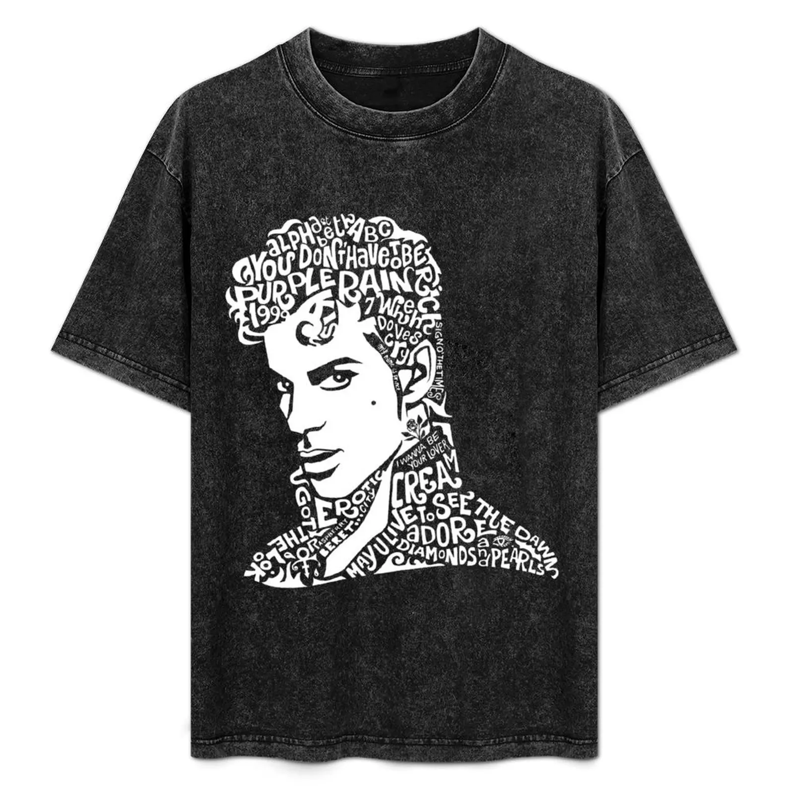

Portrait of Prince T-Shirt Relaxed Fit Casual Short Sleeve Top