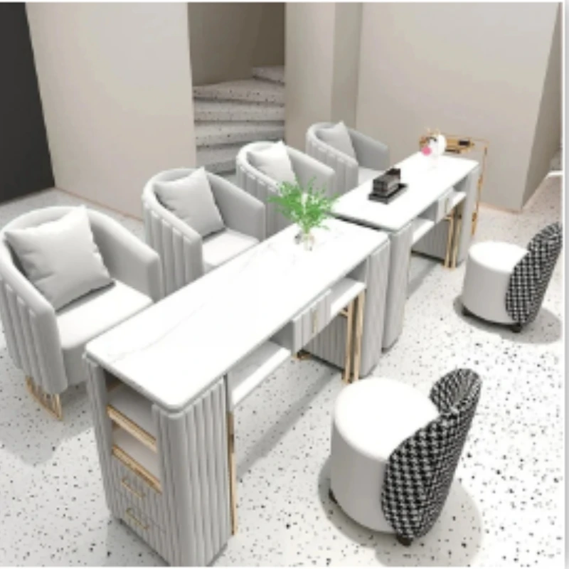LTT beauty salon nail salon sofa table and chair manicure table and chair set combination manicure table