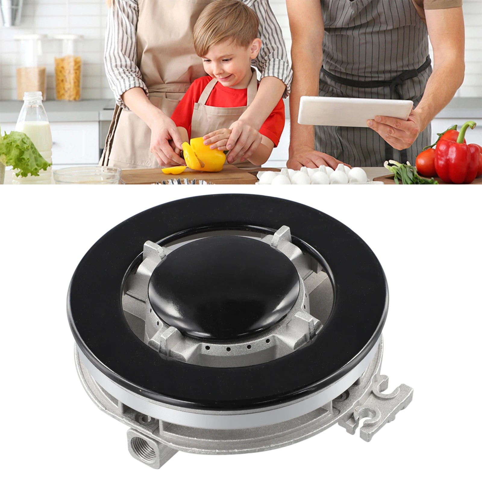 Kitchen Tools Stove Accessories With Base Cast Aluminum Material For Sabaf Outdiameter for triple Burner I Brand New