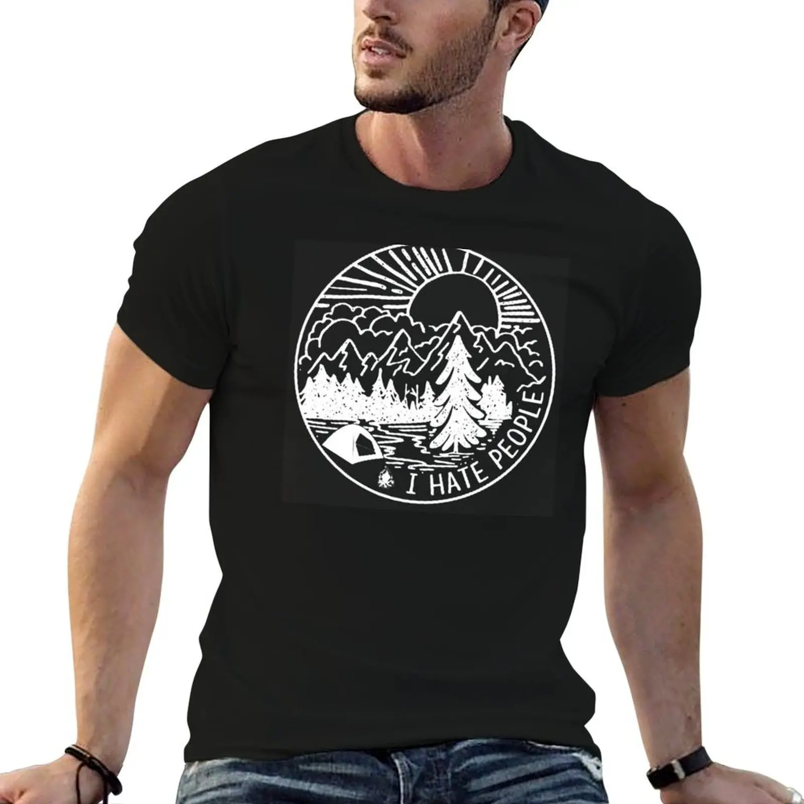 

I love Camping Hate People T-Shirt t shirt for man mens graphic t shirts T-Shirt
