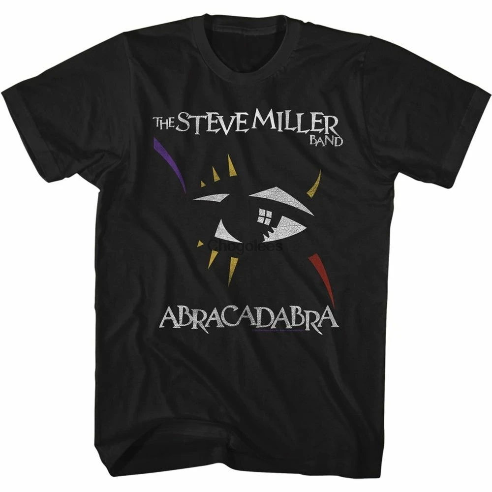 Steve Miller Band Abracadabra Black Adult T-Shirt