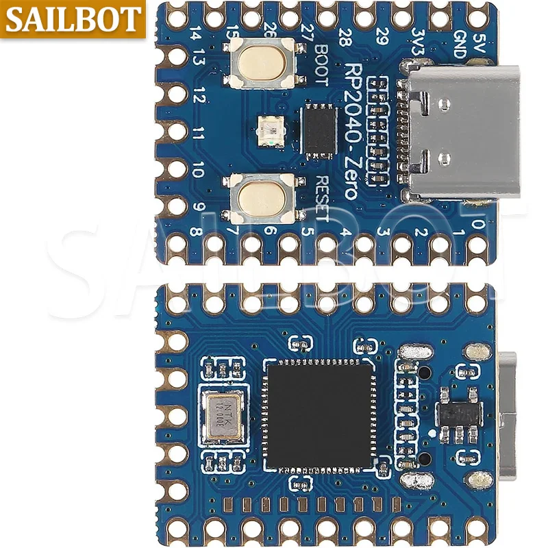 1-10PCS RP2040-Zero RP2040 For Raspberry Pi Microcontroller PICO Development Board Dual-core Cortex M0+ Processor 2MB Flash