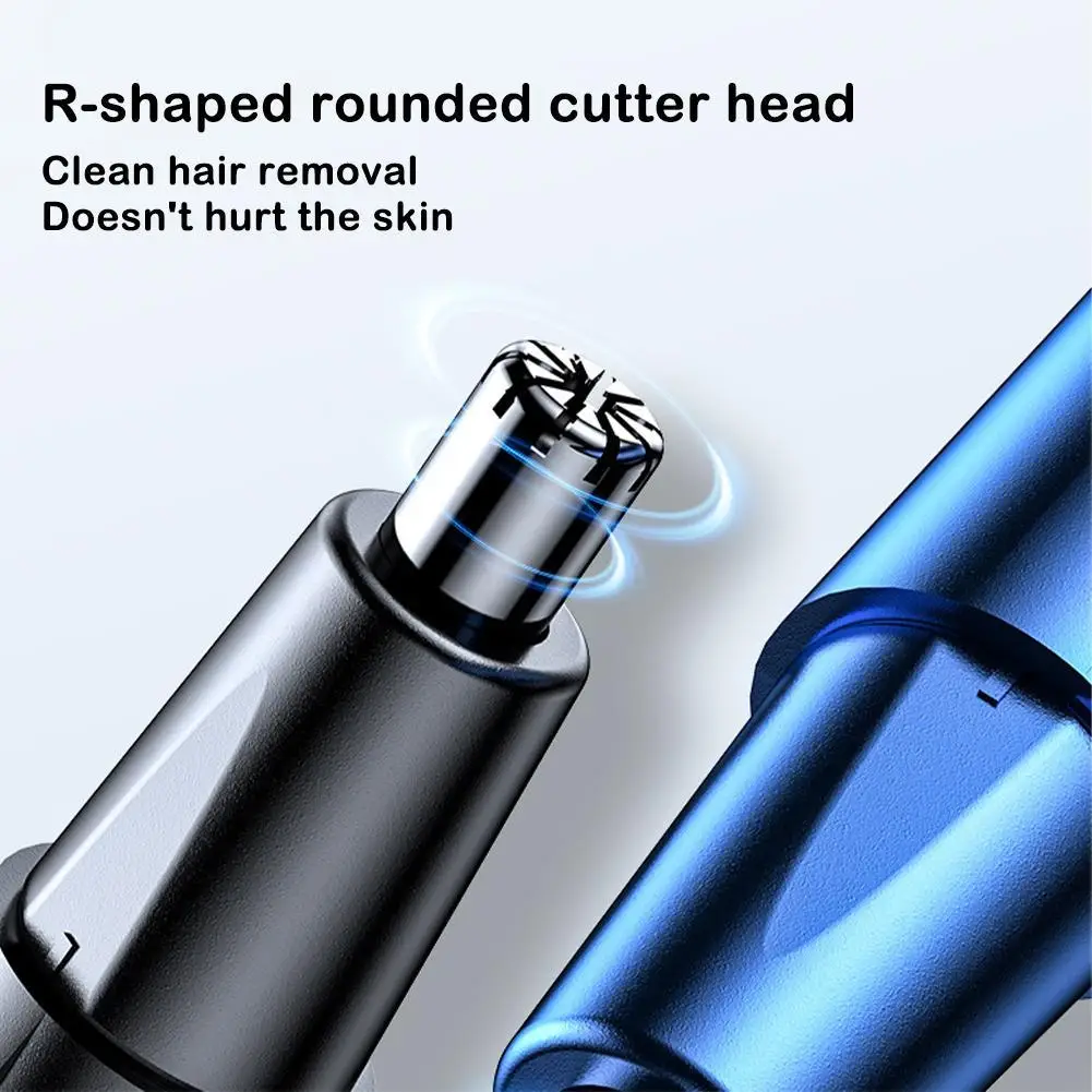 Waterproof Electric Nose Hair Clippers For Trim Nose Ear Hair Eyebrows Sideburns Fully Automatic Washable Rechargeable Shaving