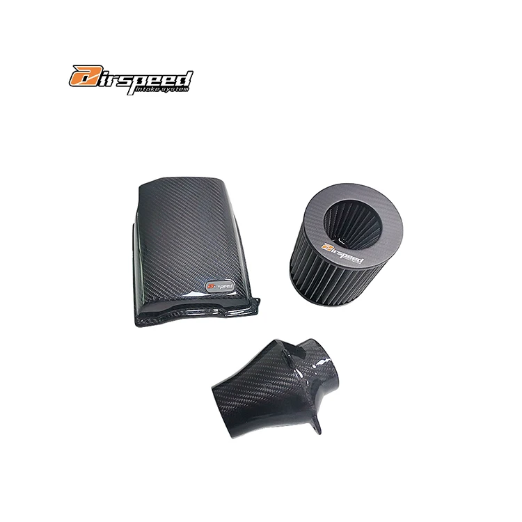 Airspeed Brand Very easy to install 100% Dry Carbon Fiber Cold Air Intake System For Infiniti Q50,Q60