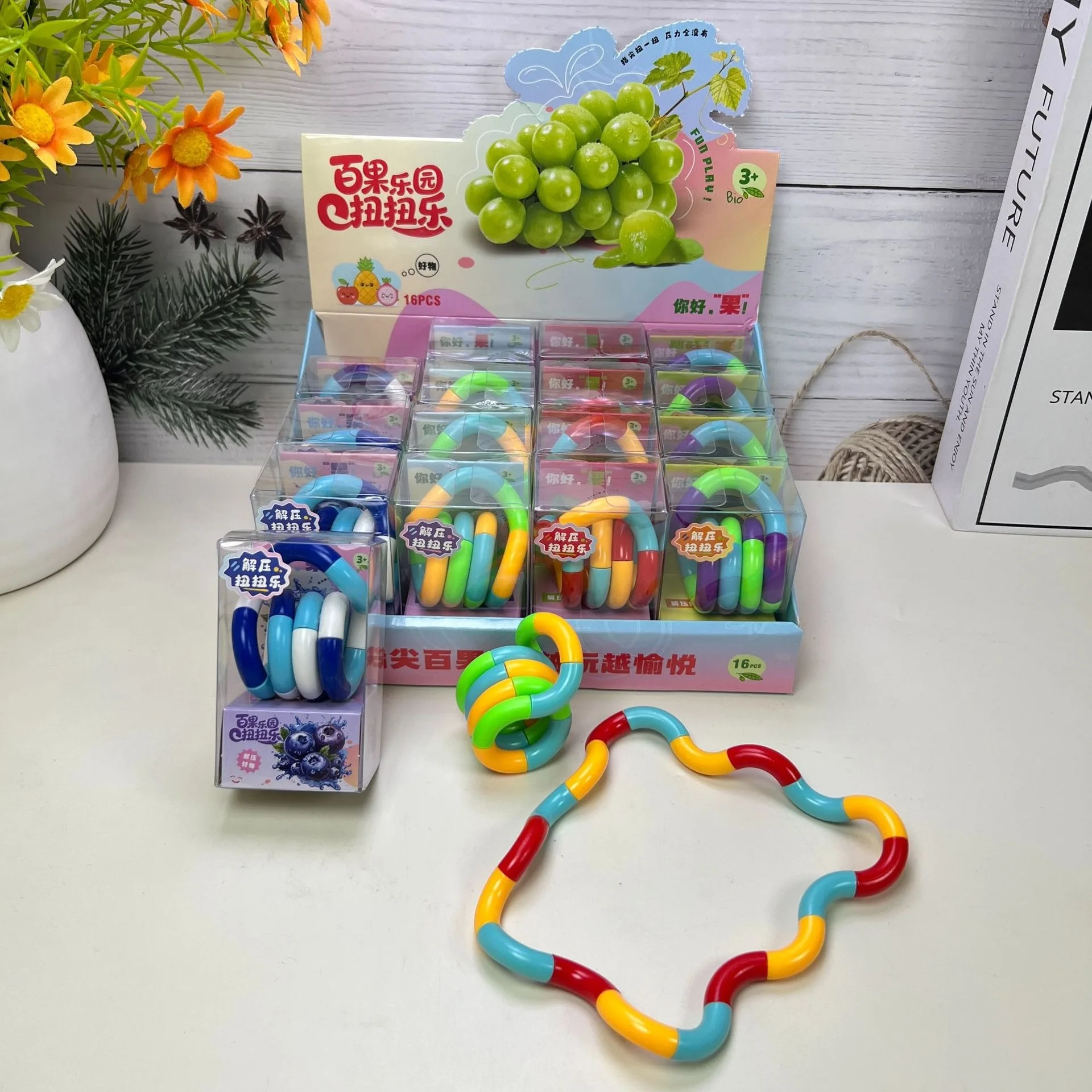 Twist Decompression Vent Toy Cute Creative Explosions Fresh Fruit Gifts Multi-color Variables Winding Stress Relief Toy