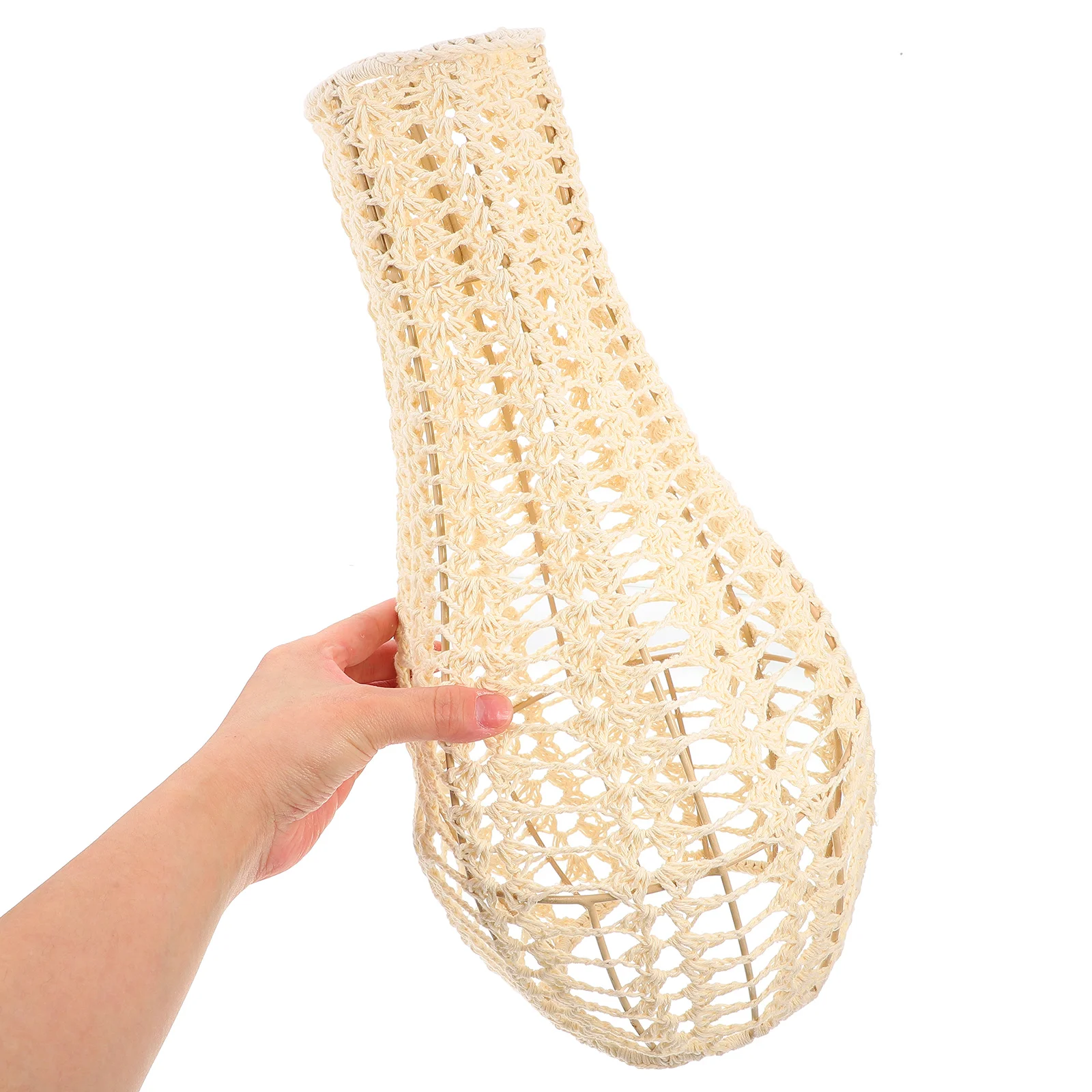 

Cotton Rope Woven Lampshade Stylish Bohemian Hanging Pendant Light Shades for Home Bedroom Living Room Cafe Bar