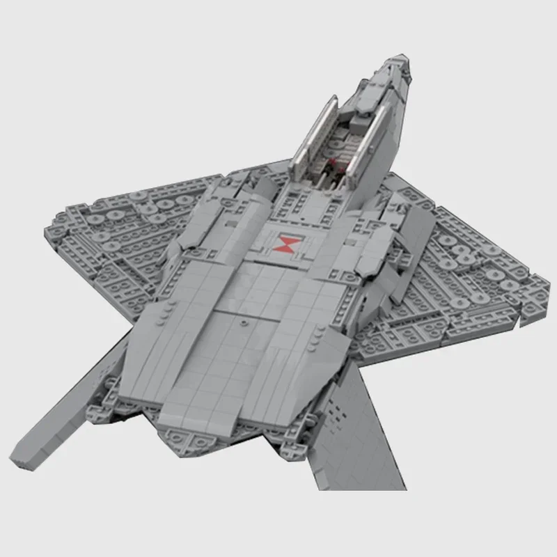 Moc Building Bricks Military Model YF-23 Black Widow II Fighter Technology Modular Blocks Gifts Toys For Children DIY Assembly