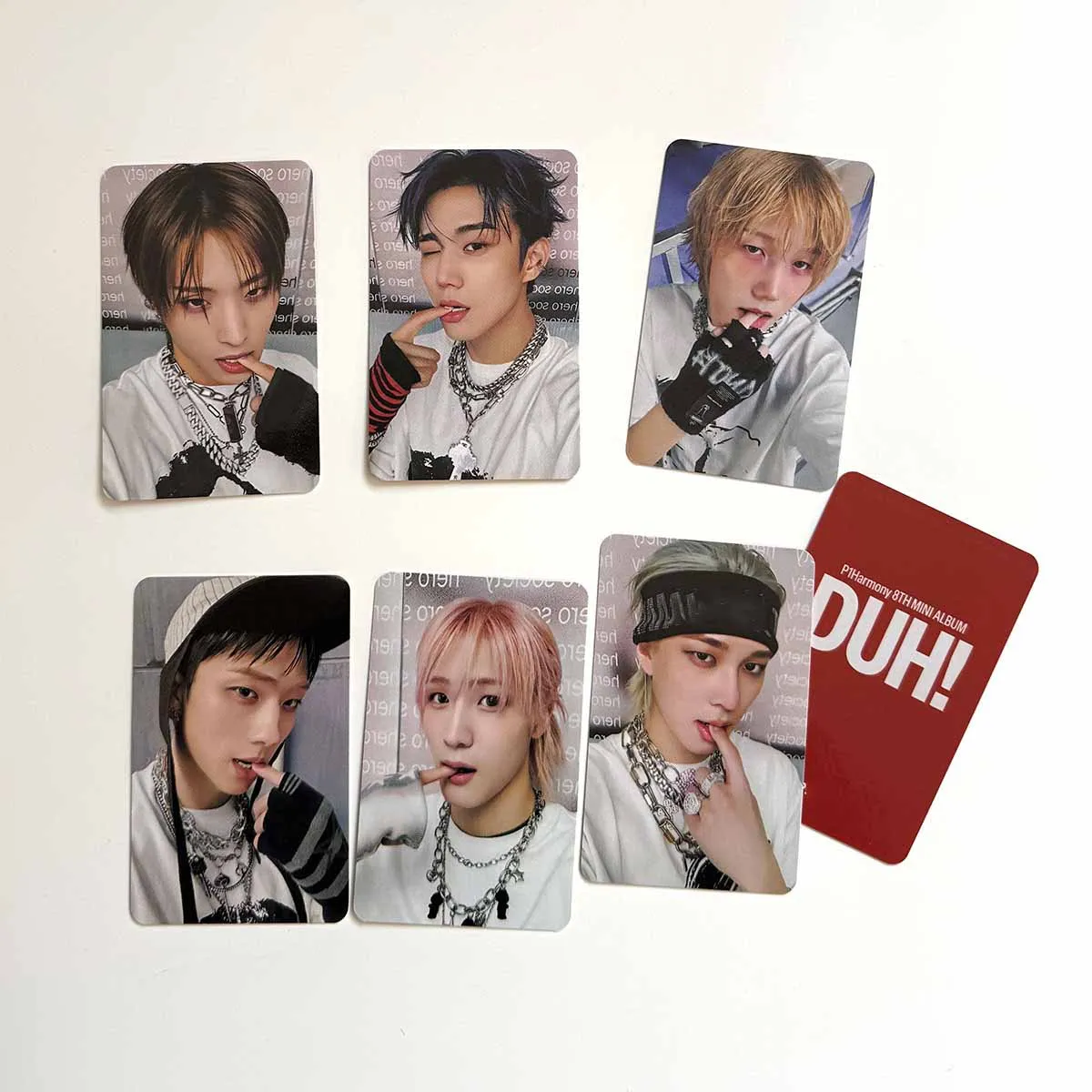 P1Harmony Album DUH PostcardK4 Special Card WITHMUU EVERLINE LOMO