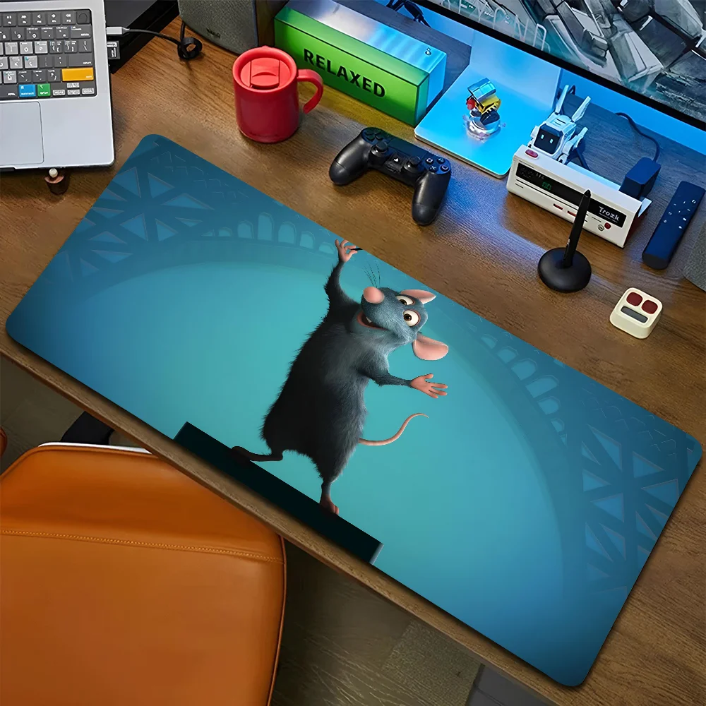 1pc hot cartoon movie Ratatouille Non-slip Mouse Pad Suitable For Office Computers Laptops E-sports Game Desk Mats XXL Keyboard