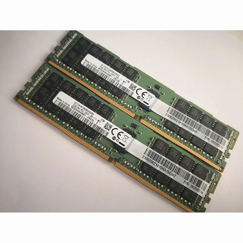 RAM For HUAWEI 32GB 2400MHz DDR4 2RX4 PC4-2400T N24DDR403 06200214 32G Server Memory Fast Ship High Quality Works Perfectly