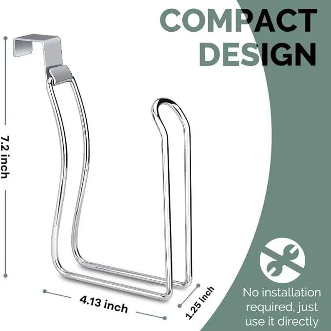 Uchwyt na papier toaletowy z kutego żelaza, uchwyt na rolkę papieru z kutego żelaza, ścienny uchwyt na ręczniki papierowe do łazienki