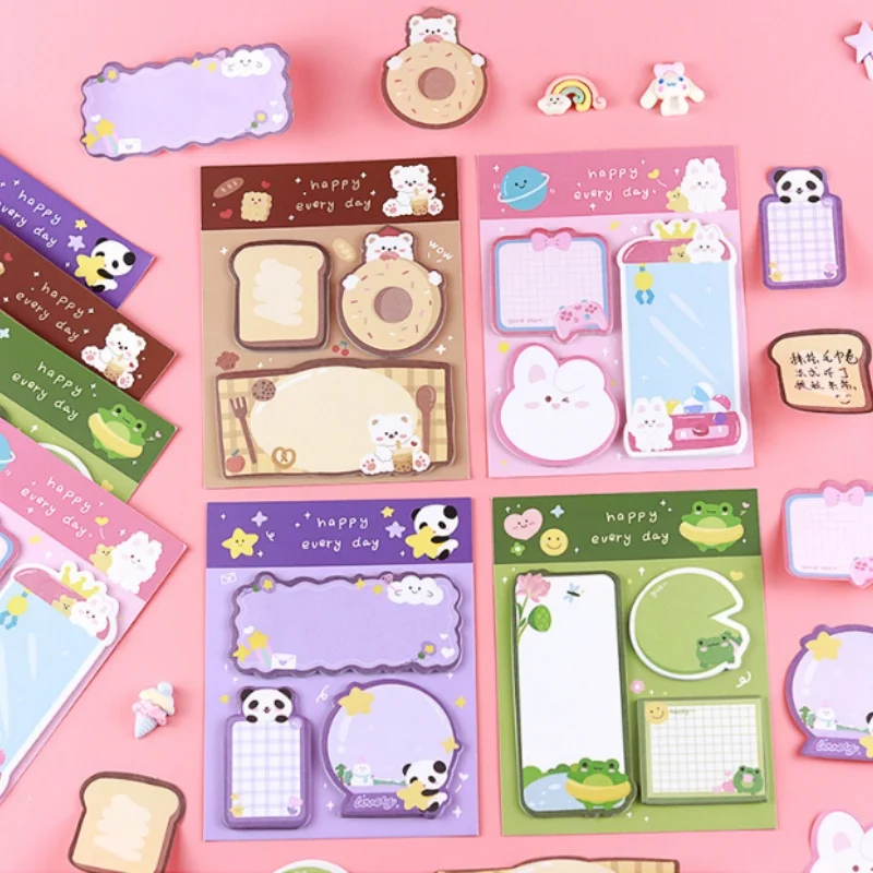 40pcs-lot-kawaii-cat-rabbit-panda-frog-memo-pad-sticky-notes-cute-stationery-label-notepad-planner-sticker-post-school-supply