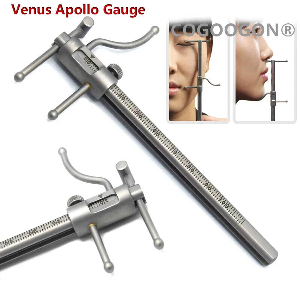 

1Pcs Dental Implant Dentures Calipers Prosthetic VDO Ruler Venus Apollo Gauge Instrument Occlusion Measure Tools