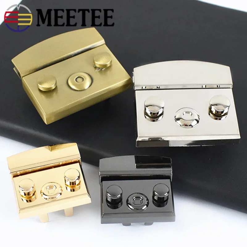 2/5Pcs 35mm/50mm Handbag Clasp Metal Buckles Bags Locks Buckle Twist Turn Snap Clasps Replacement Latch Lock Closure Accessories