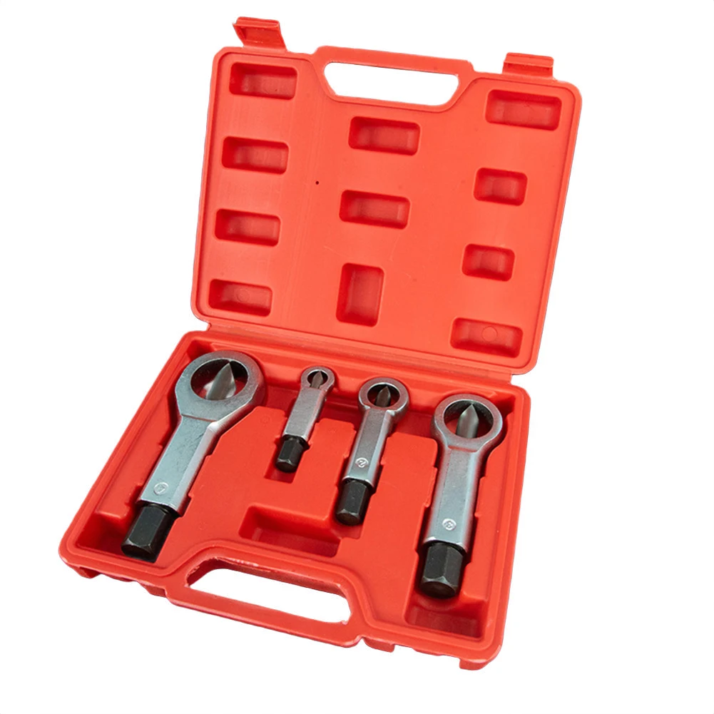 

4Pcs Nuts Splitters For 9-27mm Broken Damaged Corroded Stuck Nut Bolts Screws Remover Splitting Repairing Tool Hand Tool
