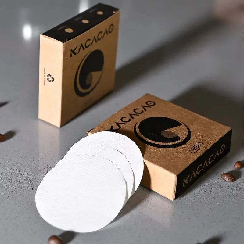 Espresso Paper Filter 51/53/58mm Food Grade For Delonghi Breville Portafilter Brewing Coffee Lovers 100Pcs