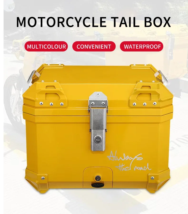 Motorcycle Luggage Top Case Boxes, Customized ABS Luggage Boxes for Motorbikes, ABS Material Motorbike Tail Trunk Boxes