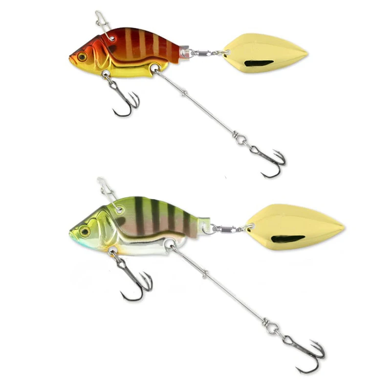 1Pcs Sinking Metal VIB Vibration Bait Spinner Spoon Fishing Lures 13.6g 4.4cm Jigs Trout Winter Fishing Hard Baits Tackle Pesca