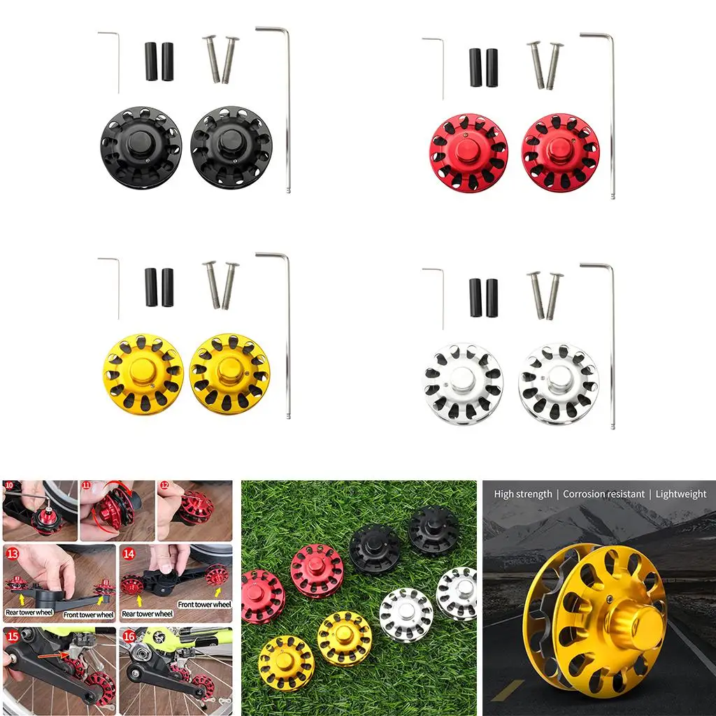 

Bike Chain Tensioner Roller Chain Tension Adjuster Wheel Pulley