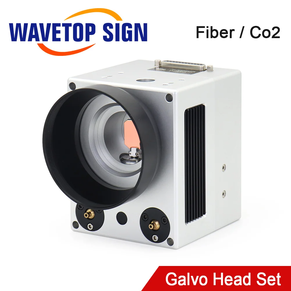 Imagem -02 - Wavetopsign Digital Galvo Scanner Abertura Conjunto de Cabeça com Luz Vermelha Uso para Fibra Co2 uv 3d Yag Máquina de Marcação a Laser 10 mm