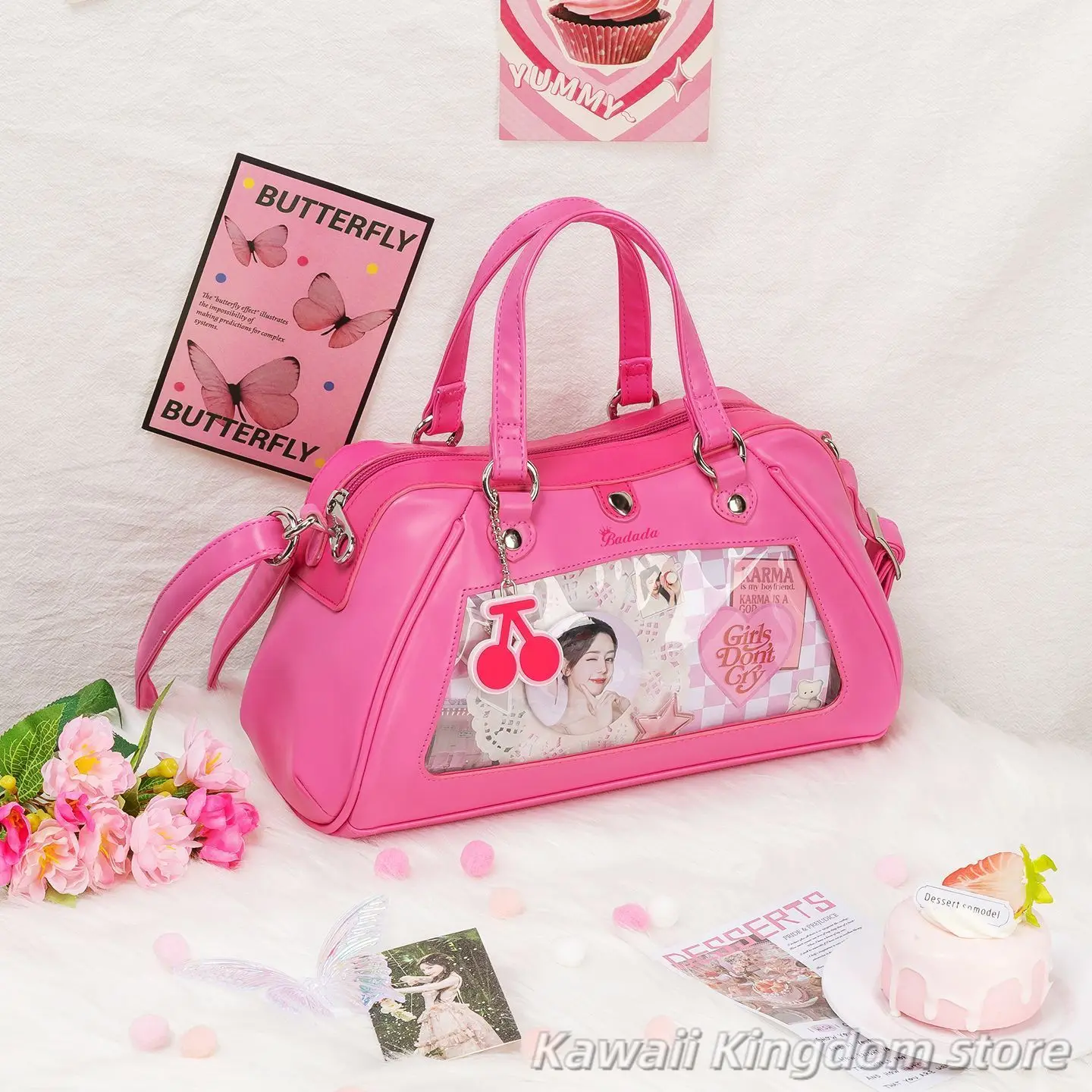 

Original Alice Cartoon Crossbody Bag Itabag Messenger Bag Fashion Handbag Cosplay Shoulder Bag Student Gift