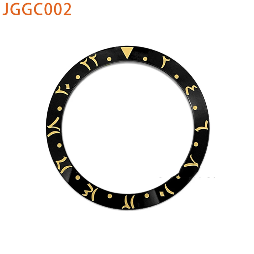 1pc 38MM Ceramic Bezel Incline Index Ring Arabic Style For SKX007 SUB Watch Outer Ring Replacement Accessories