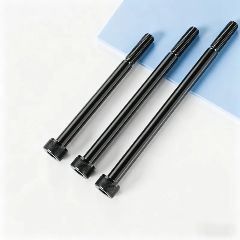 2-50pcs M2 M2.5 M3 M4 M5 Black Grade 12.9 Alloy Steel Half Thread Hexagon Hex Socket Head Cap Allen Bolt Screw L= 22/25/28-200mm