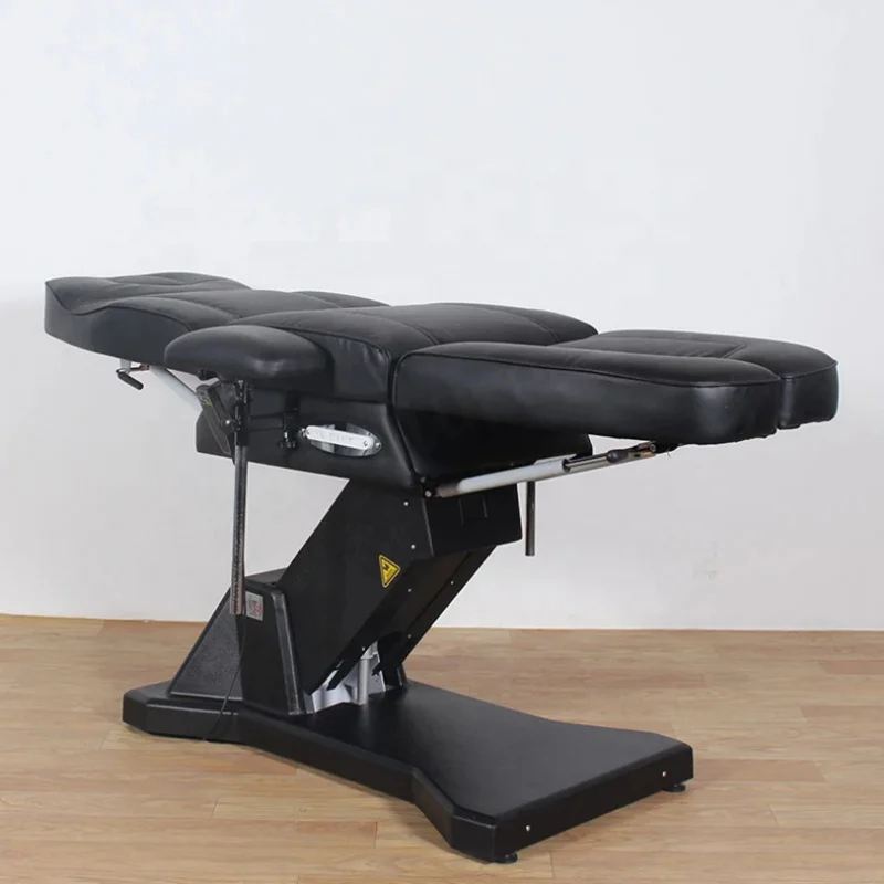 Massage Table & Bed,Beauty Salon Furniture,Modern Beauty Salon Equipment 3 Motors Synthetic Leather Massage Table with Adjustabl