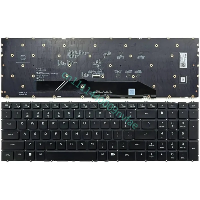 US layout For Dell Alienware M18 R1,Alienware M18 R2 P51E P51E001 series ( fit 2023-2025 Year ) laptop keyboard 0.3