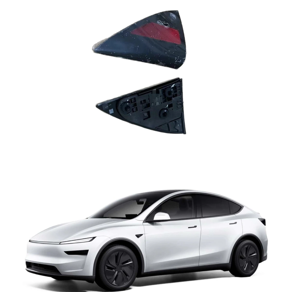

Suitable for Tesla 2025 Model Y Juniper charging port triangle right rear tail light trim reflective cover