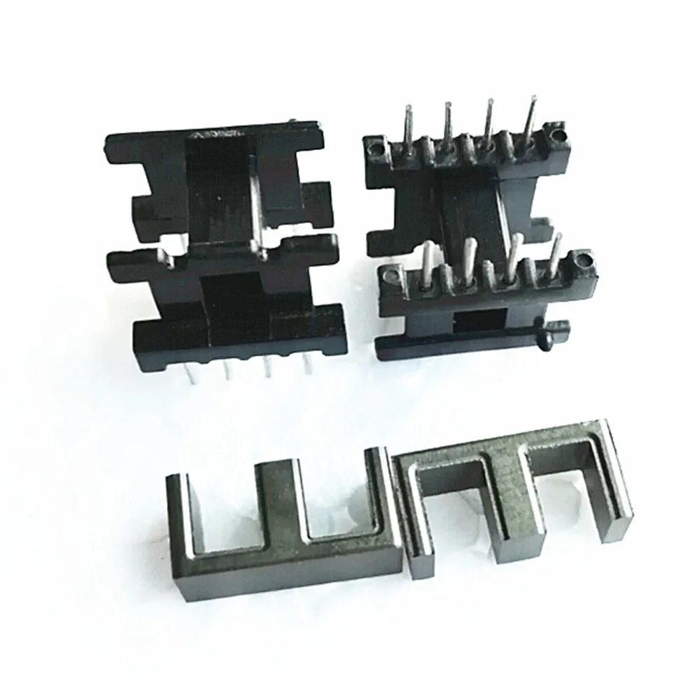 high frequency transformer EE13 ferrite  core  and horizational bobbin DIP4+4 pins  20set/lot free shipping