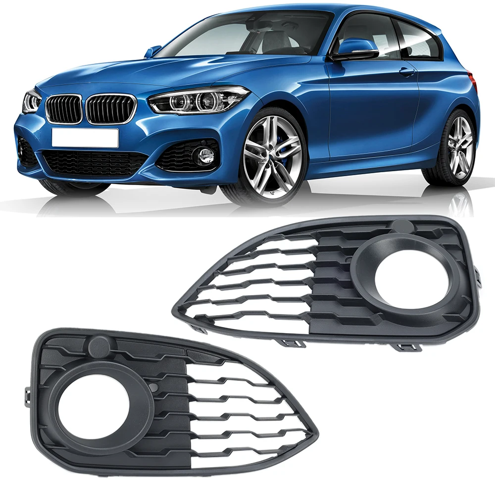

Fog Lamp Frame cover for BMW F20 F21 LCI M Sport 1 Series 2015-2019 Front Bumper Fog Light Grille 51118060281 51118060282