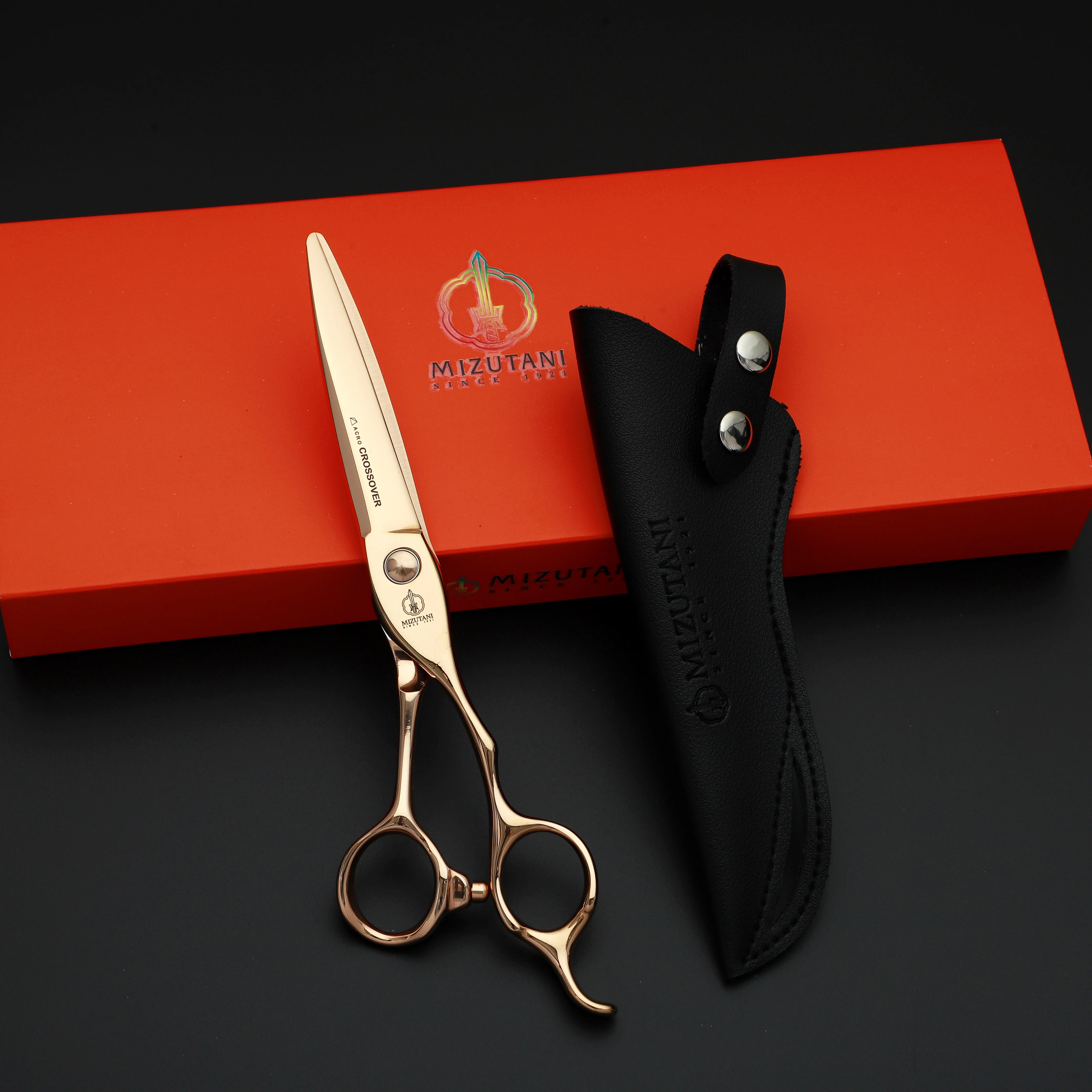 barber Scissors 6.0/6.5/7.0 golden scissors VG10 material scissors Barber shop professional hairdressing scissors tools