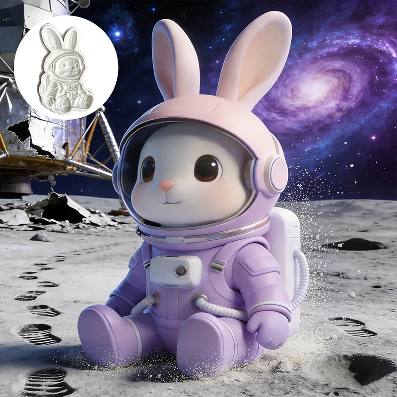 Cute Spacesuit Rabb…