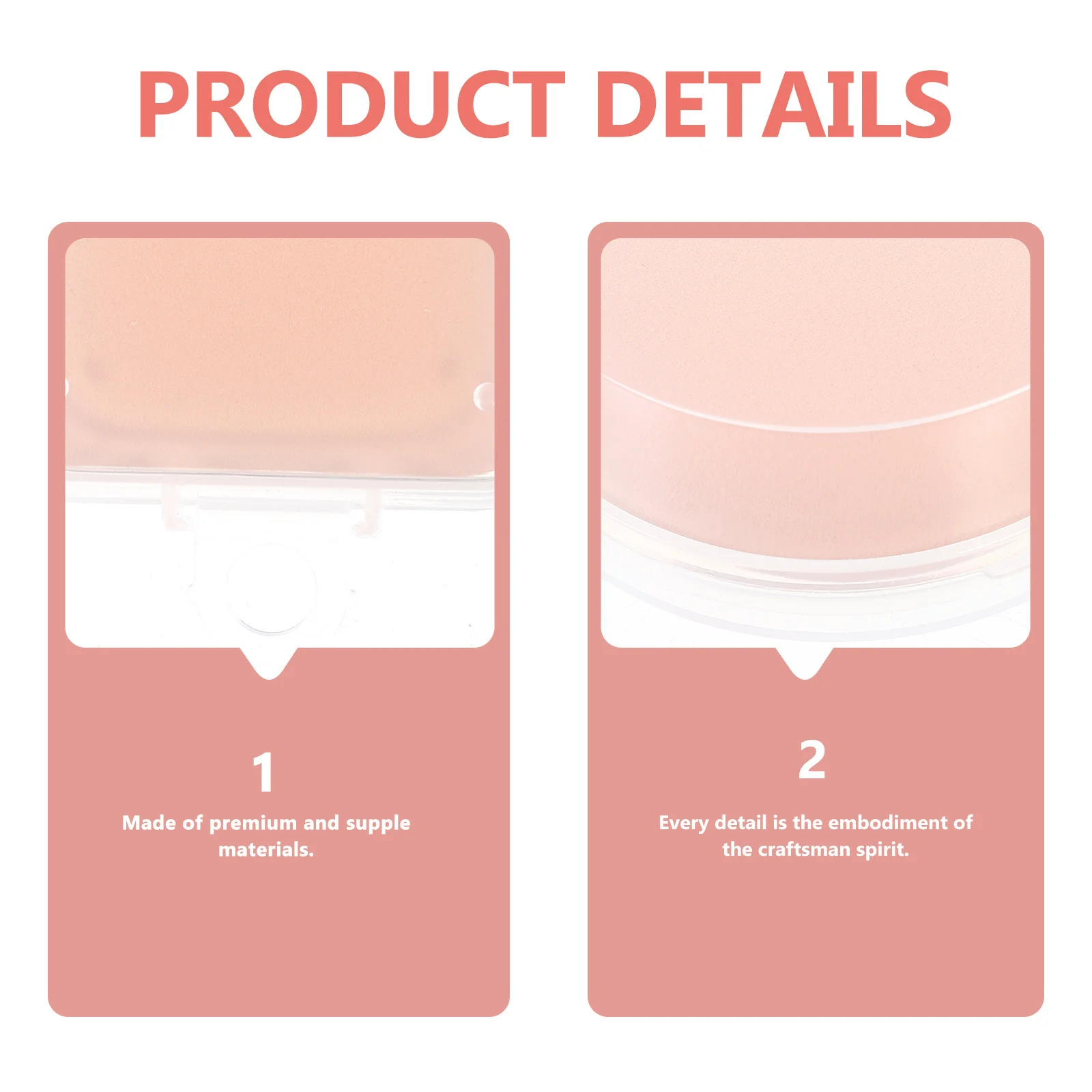 2 stuks make-up spons herbruikbare poederdons voor foundation markeerstift blusher gezicht cosmetica poeder make-up sponzen