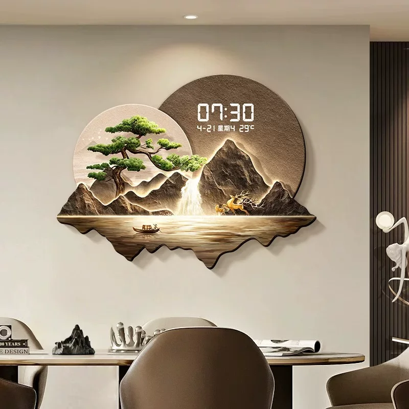 Premium Design Wall Watch Clock Original Smart Modern Large Digital Wall Clock Luxury Classic Reloj De Pared Living Room Decor