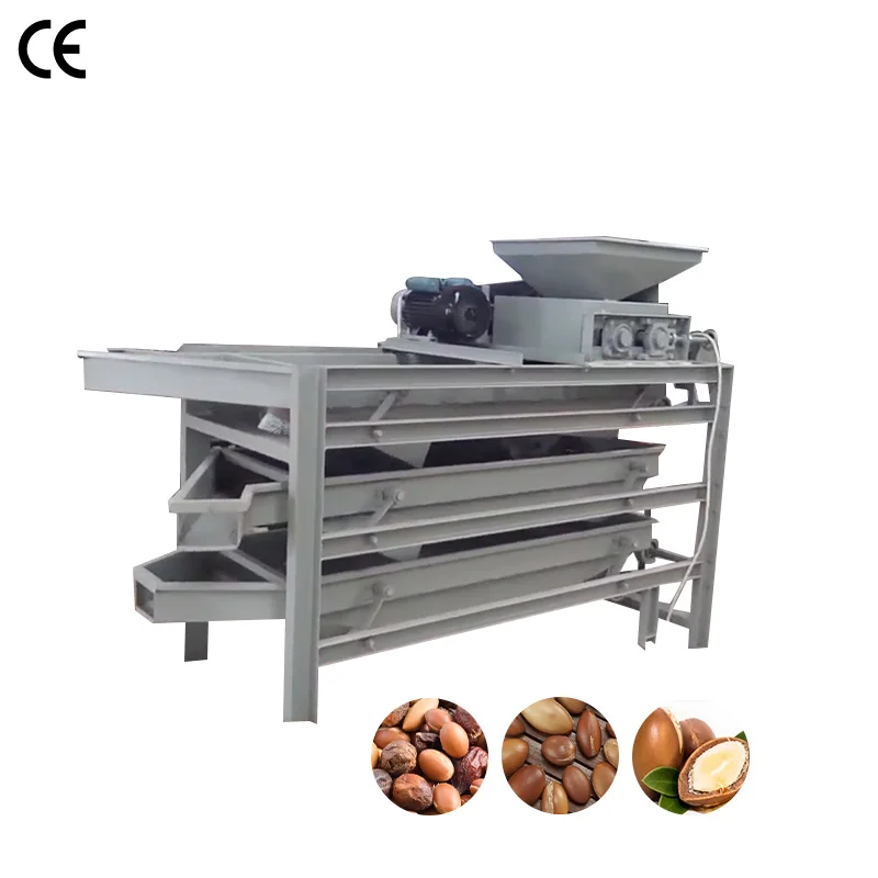 Customized Factory Price Argan Nut Cracking Machine Argan Nut Cracker Screening Machine for Nuts Processing