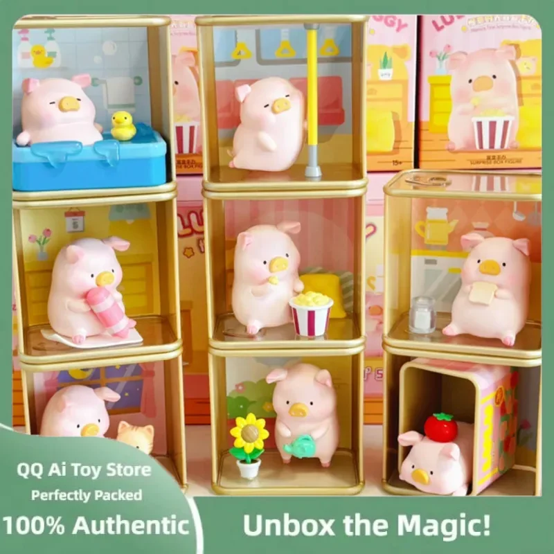 

Оригинальная Lulu The Piggy Cozy Time Series слепая коробка Lulu Piggy аниме фигурка кукла Mystery Box модель Kawaii Lulu игрушка-сюрприз подарок