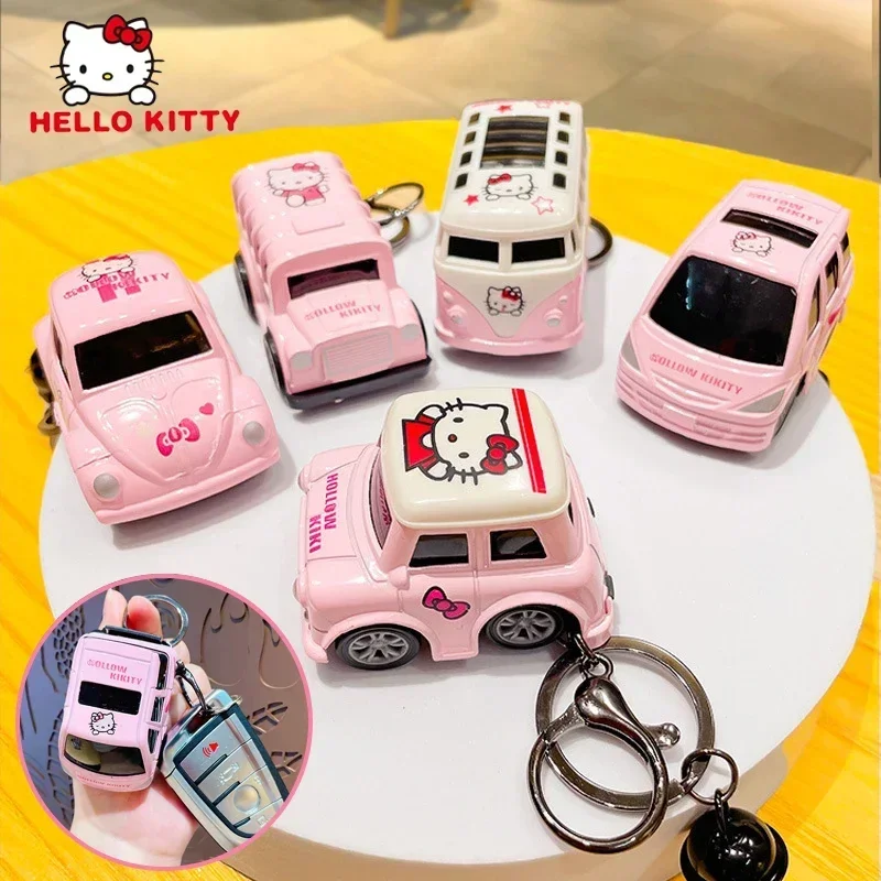 سانريو مرحبا كيتي كيرينغ المفاتيح فتاة سيارة لعبة الكرتون الاطفال المدرسية قلادة سلاسل حقيبة الحلو الإبداعية إكسسوارات جذابة هدية #1