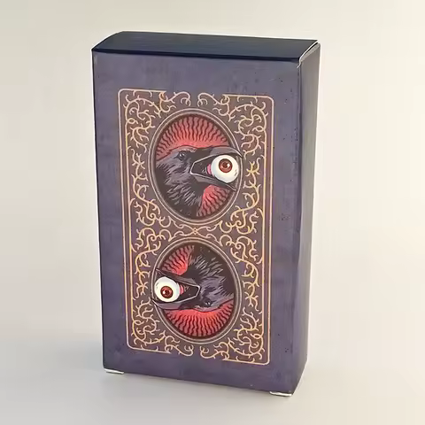 Edgar Allan Poe Tarot Deck 78 Stunning Illustrations Based on Poe's Tales Printed on 350GSM Double-embossed Cardstock 12*7cm