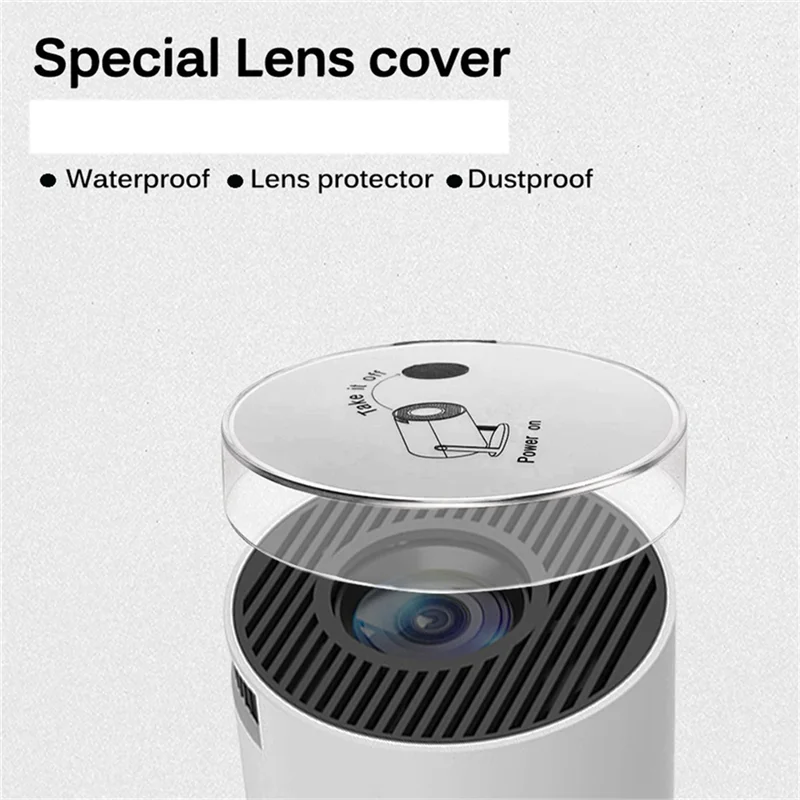 ABKQ-HY300 프로젝터용 먼지 보호 커버 HY300 프로젝터 보호 커버용 렌즈 커버