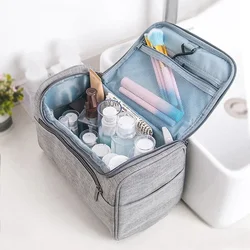 Bolsa de cosméticos con gancho impermeable para mujer, organizador de viaje, bolsa de maquillaje para hombre, estuche de maquillaje, neceser para baño, 2022