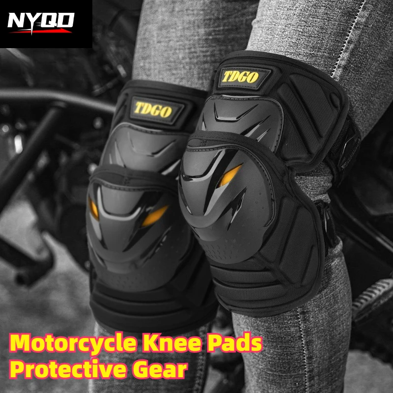 Motorcycle Knee Pads Protective Gear for Men, Motocross Knee Guards Motorcycle Armor for Riding Dirt Bike Cycling MTB Moto