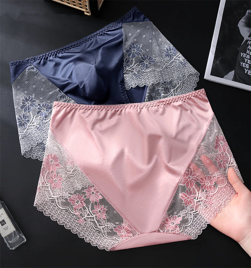 Neue Herrenunterwäsche, leichte Luxusunterwäsche für Erwachsene ab 18 Jahren, Übergröße, Satin, Spitze, 3D-Tasche, Calzoncillos Hombre Sexys Shopping Tøy – Detail 3