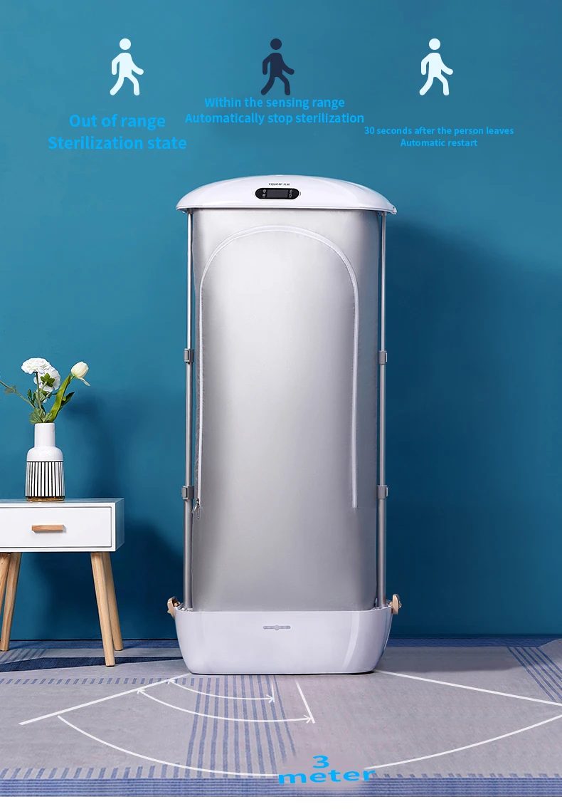Electric Clothes Dryer Collapsible UV Iron Steam Multifunctional Automatic Ironing Machine Intelligent remotecontrol 220V 900W