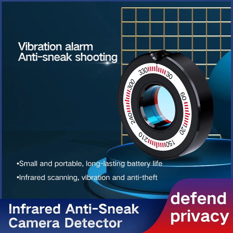 T5 Draadloze Signaal Detector Infrarood Licht Detectie Camera Anti-Diefstal Trilalarm